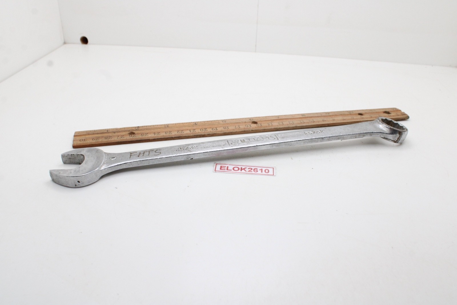 Williams 1166A Superrench 25/32” 12 Point SAE Combination Wrench 11-3/8″ USA