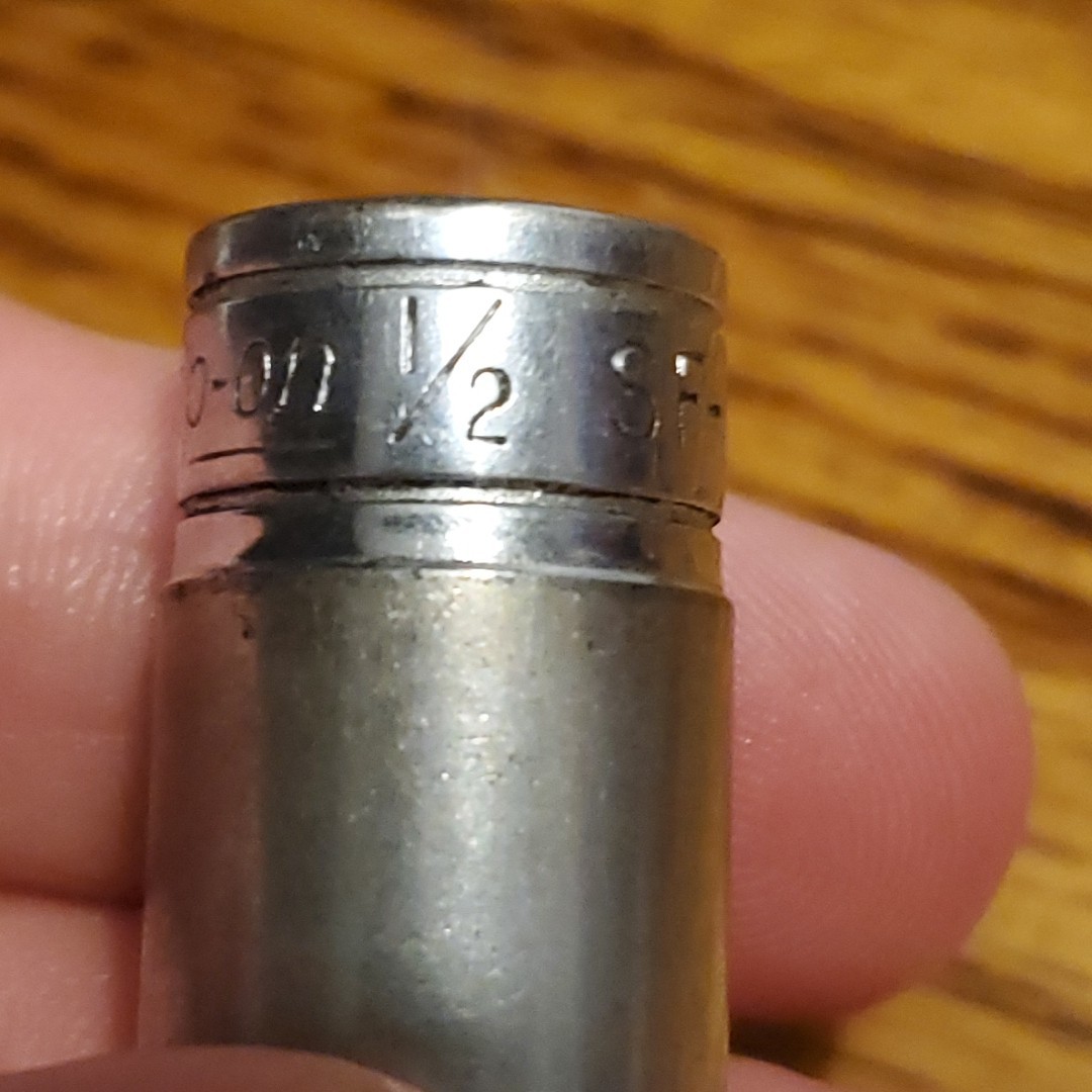 Snap-on Tools Socket SF161 & SF141 3/8″Drive 12 Pt Deep 1/2″ & 7/16″ Chrome USA