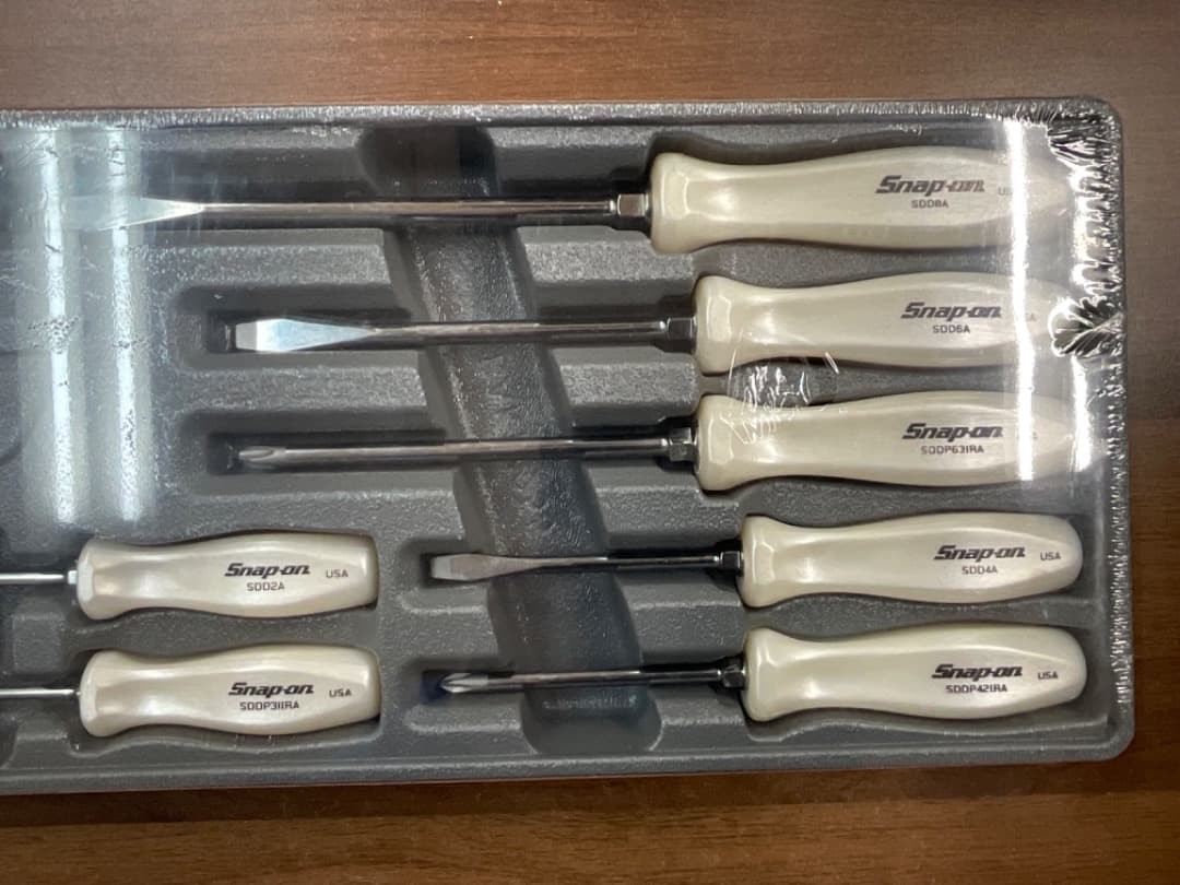 Snap-on Screwdriver set SDDX70APW NEW Pearl White