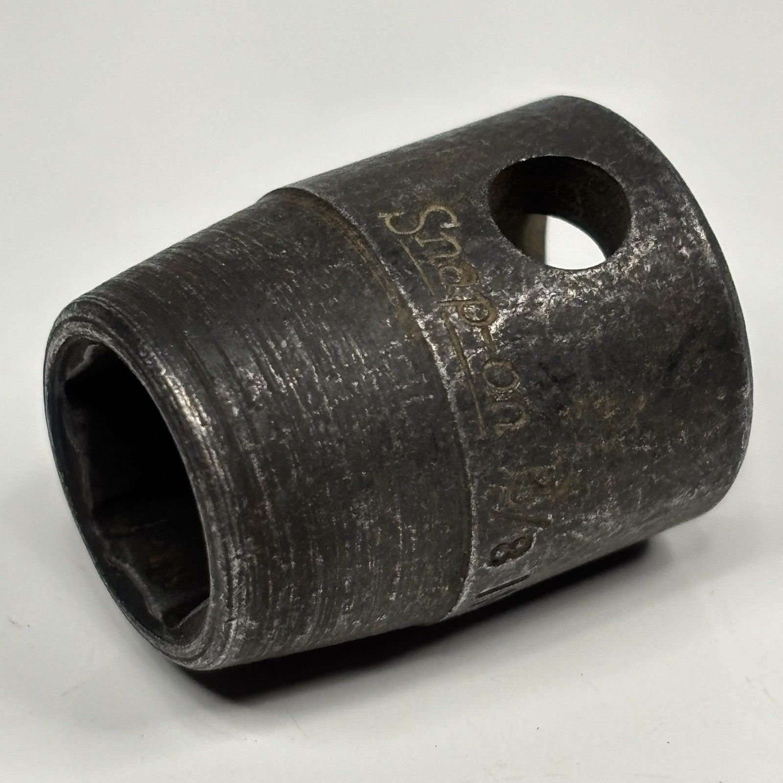 Snap On IMF120 3/8 Dr 6Pt SAE 3/8 Flank Dr Shallow Impact Socket USA VTG 1991