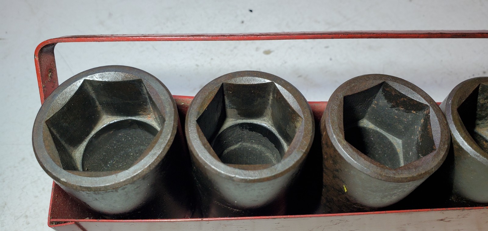 MAC TOOLS 1/2 SAE 6 Point DEEP Impact Socket Set Partial with Tray VT 10