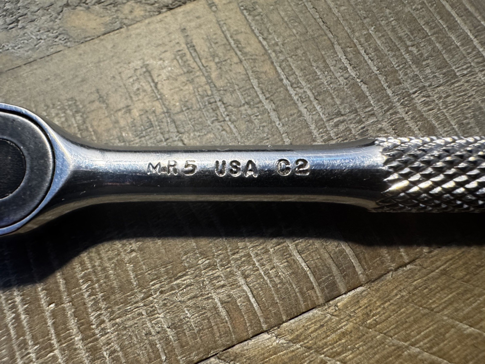 MAC Tools USA 1/4″ Drive Knurled Pear-Head Ratchet 5″ MR5