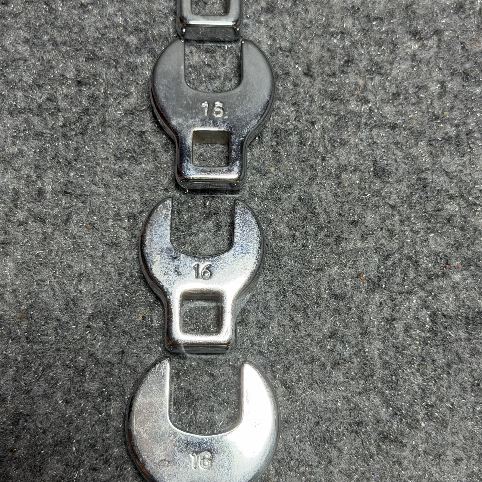 Tools Crowfoot Ratchet Wrench Set SAE & METRIC 3/8 Drive – Chrome Finish – Read