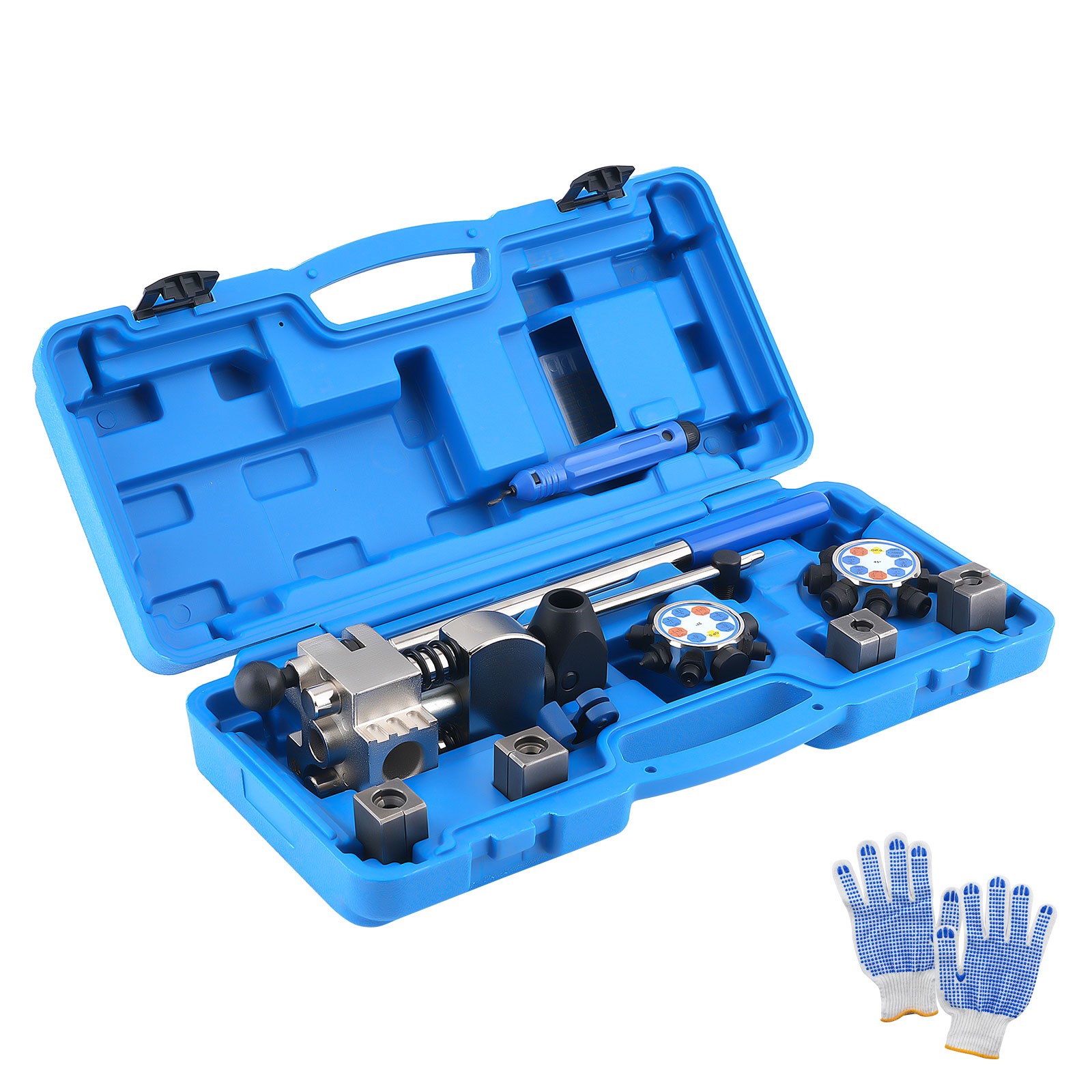 Brake Line Flaring Tool Kit 45° 37° Single Double Bubble Flare 3/16″-3/8″ Tubing