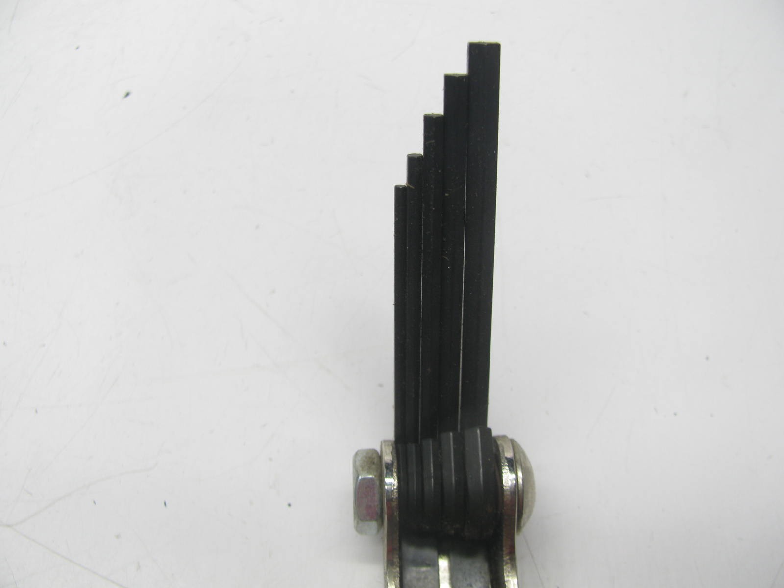 NOS Chesco 88017 7 Piece Folding Hex Key Set 1.5mm 2 2.5 3 4 5 6 – MADE IN USA