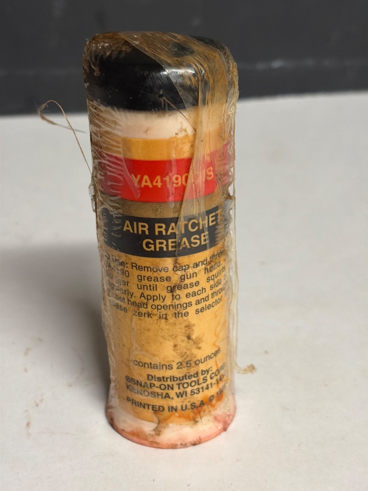 NOS. Snap On Tools YA4190DIS Air RATCHET GREASE 2.5 Ounce Lot B