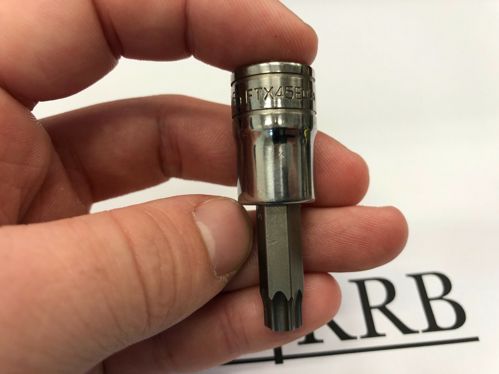 Snap-on Tools USA 2004 3/8″ Drive T45 Std Torx Bit Chrome Socket Driver FTX45E