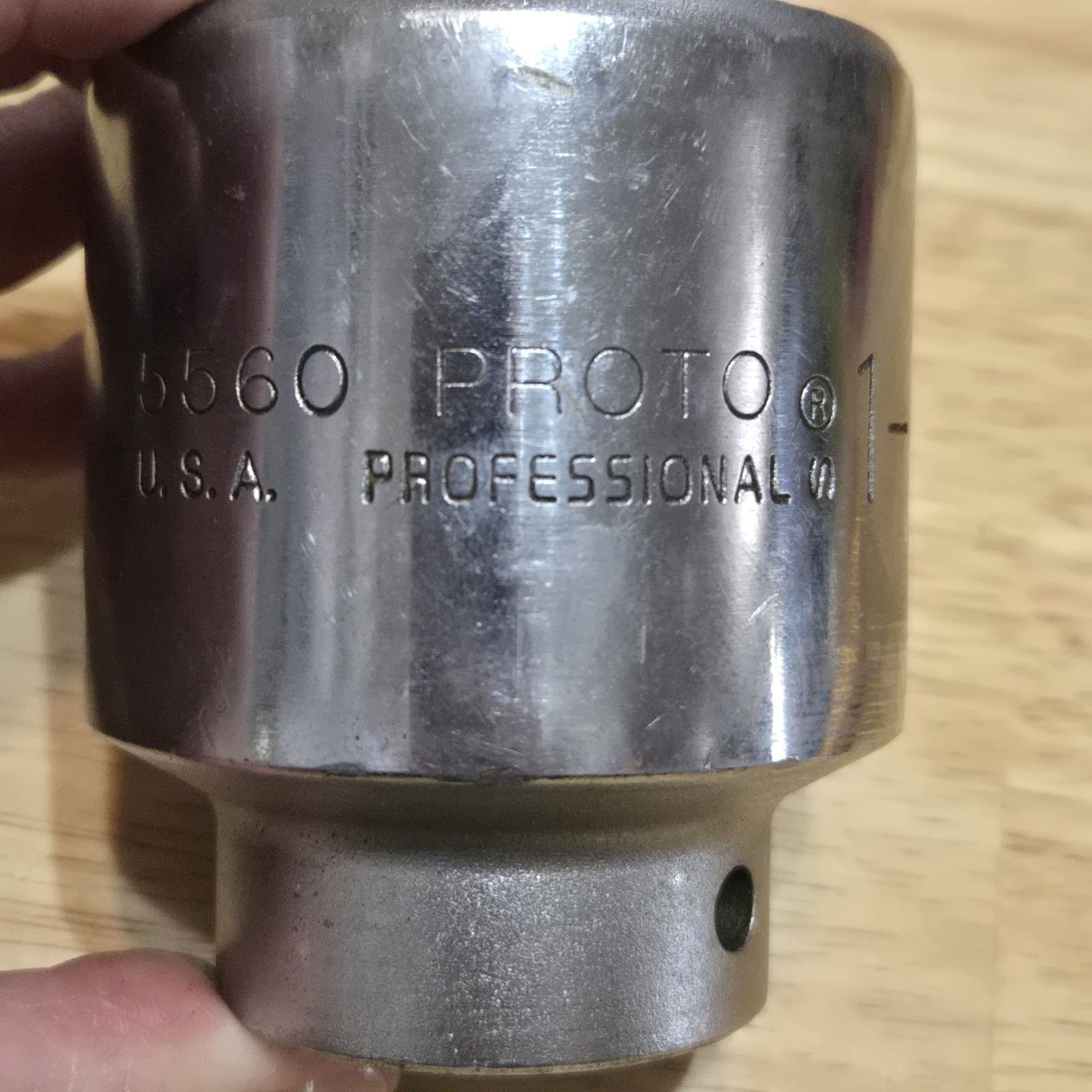 Proto 5560 1-7/8in Socket, 3/4 – in Drive 12 Point, Chrome 1 7/8″ Made In USA
