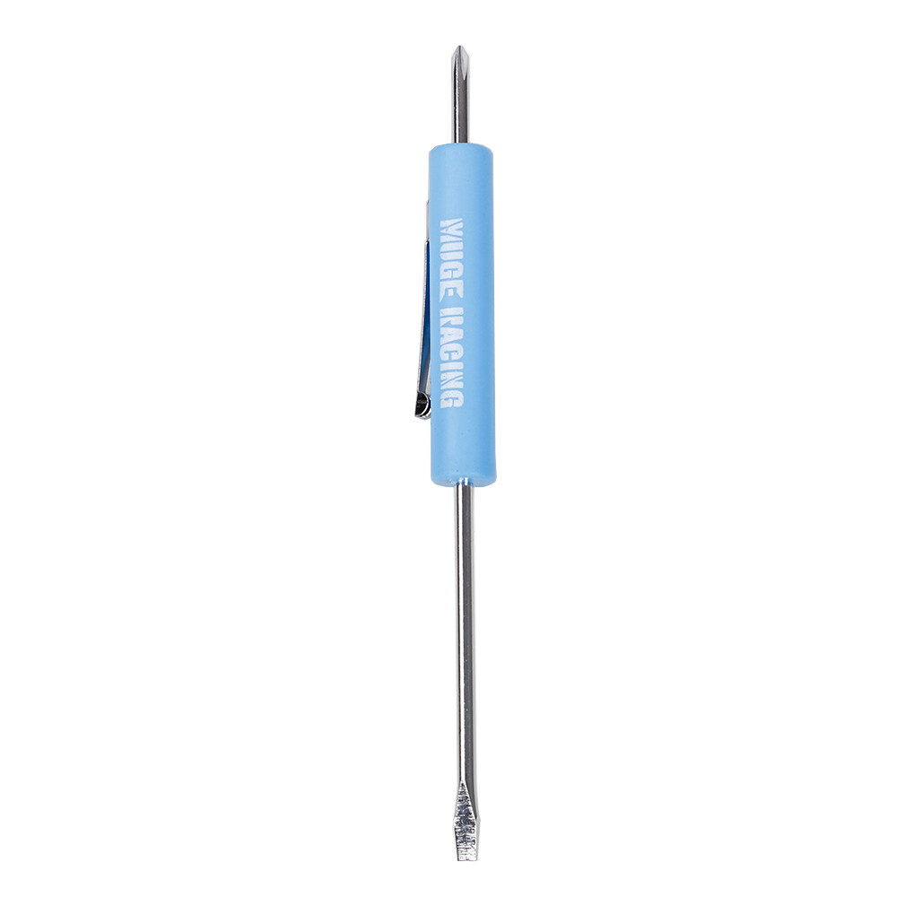 Mini Screwdriver Flat Tip with Phillips Top and Pocket Clip Same as Snap-on 1PCS