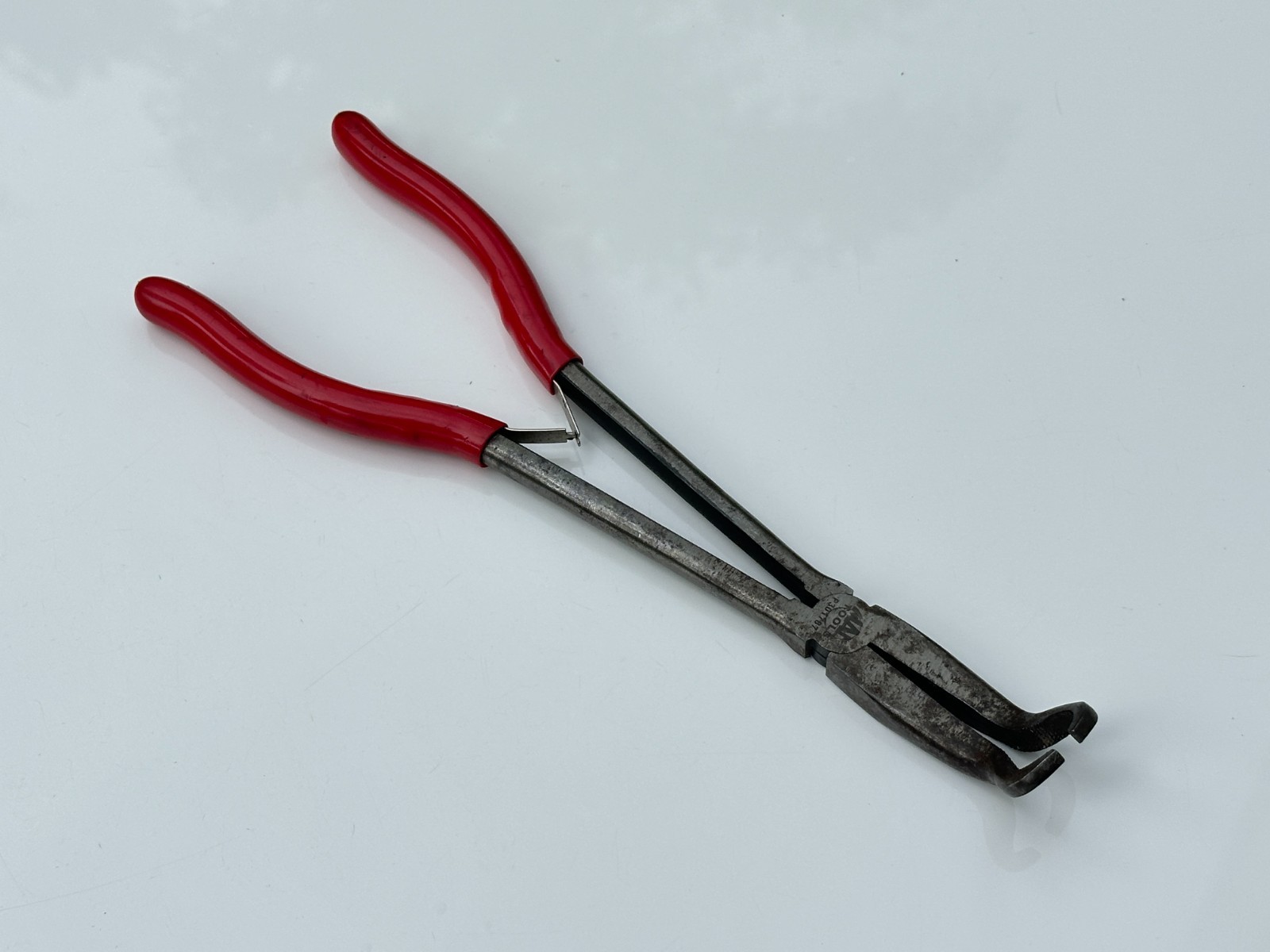 MAC Tools P301787 Long Reach Hose Pliers, Spring Loaded, Red Grip Handle