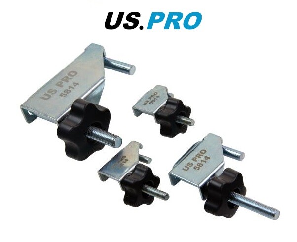 US PRO Tools 4pc Fuel Vacuum Brake Coolant Fluid Line, Hose Clamp Set NEW 5814