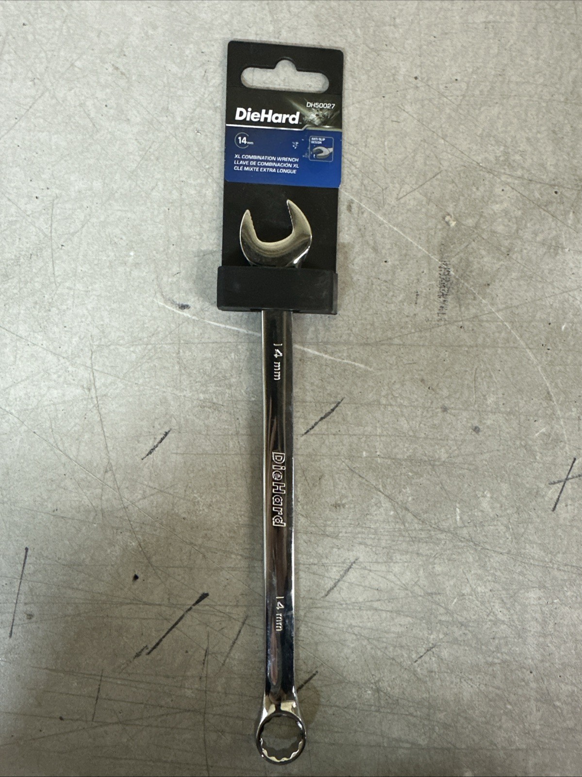 NEW DieHard XL Combination Wrench 14mm PN: DH50027