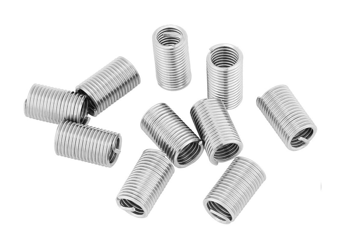 304 Stainless Steel Wire Screw Sleeve Thread Repair Insert Helicoil Kit M3-M12