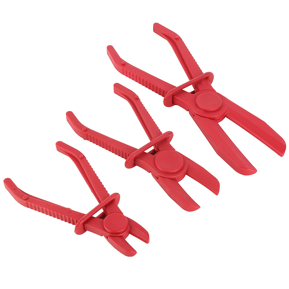 3Pcs Flexible Hose Clamp Set Clamping Pliers Radiator Brake Fuel Pipe Tools
