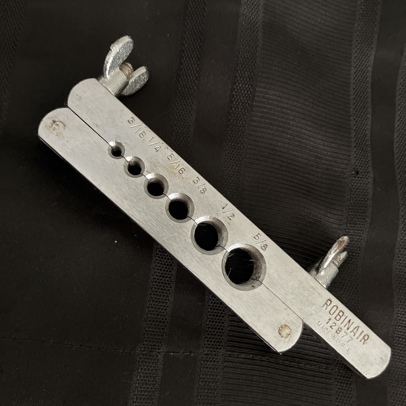 Robinair Tubing Flaring Tool 12877 Hole Bar 3/16-1/4-5/16-3/8-1/2-5/8