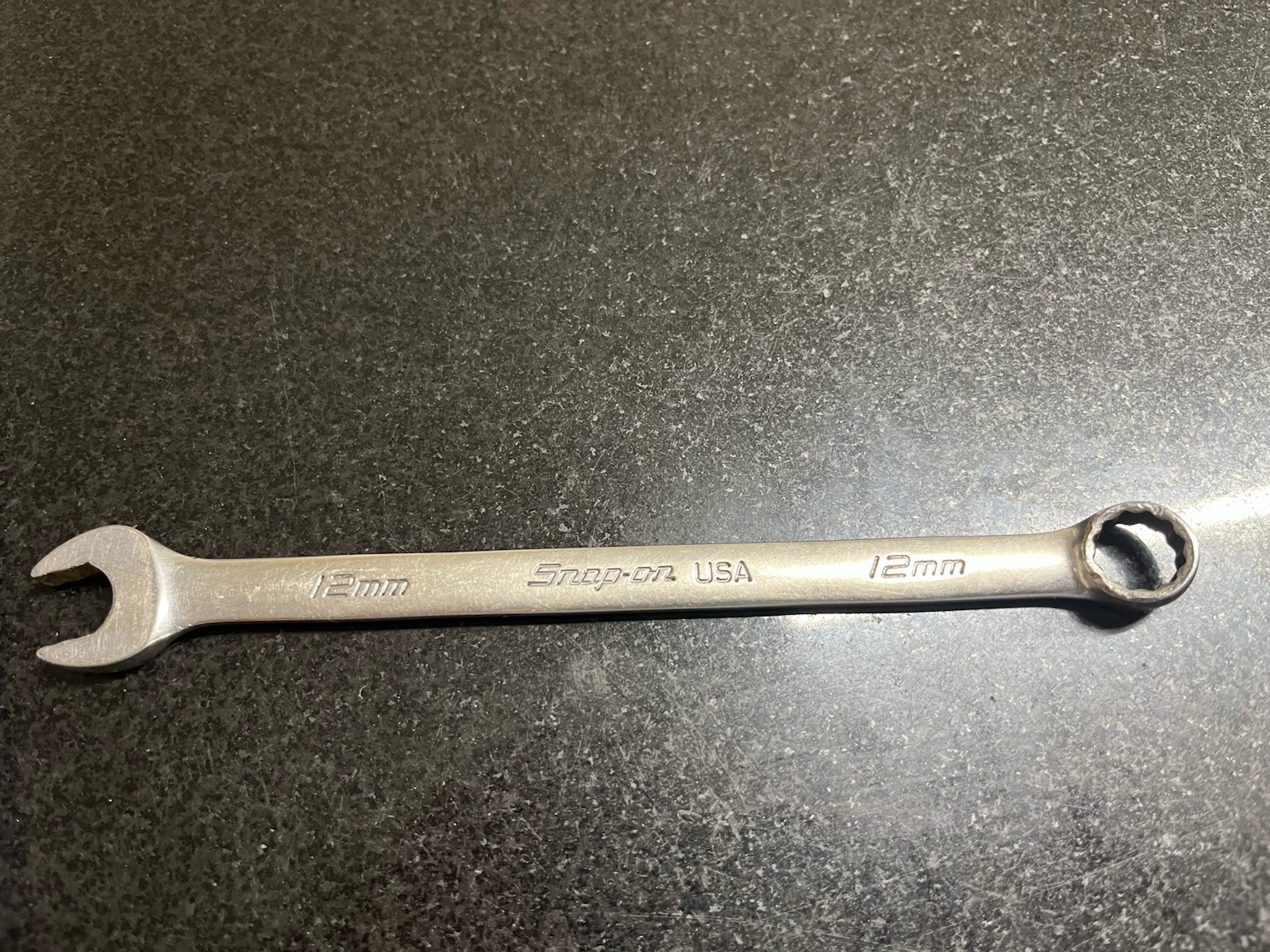 Snap On 12 mm 12-Point Metric Flank Drive Plus Combination Wrench SOEXM12