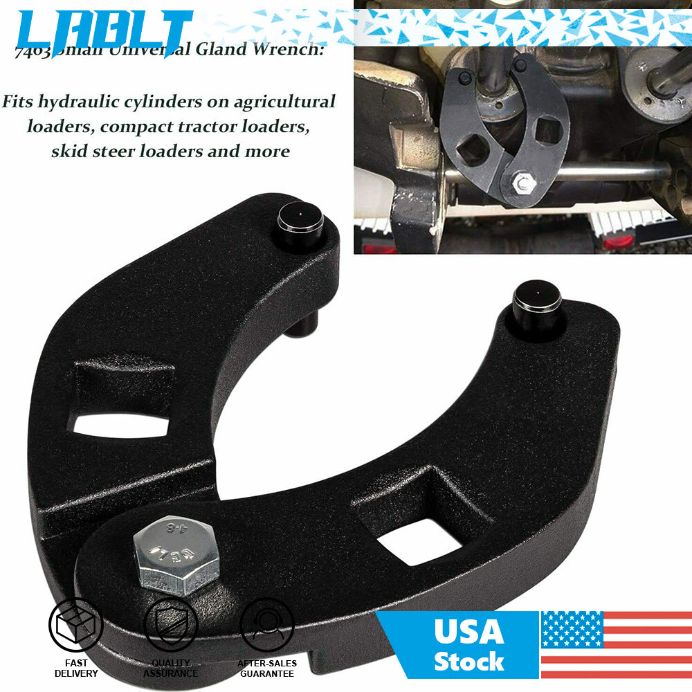 LABLT Adjustable Gland Nut Wrench Small Pin Spanner Tool For Hydraulic Cylinders
