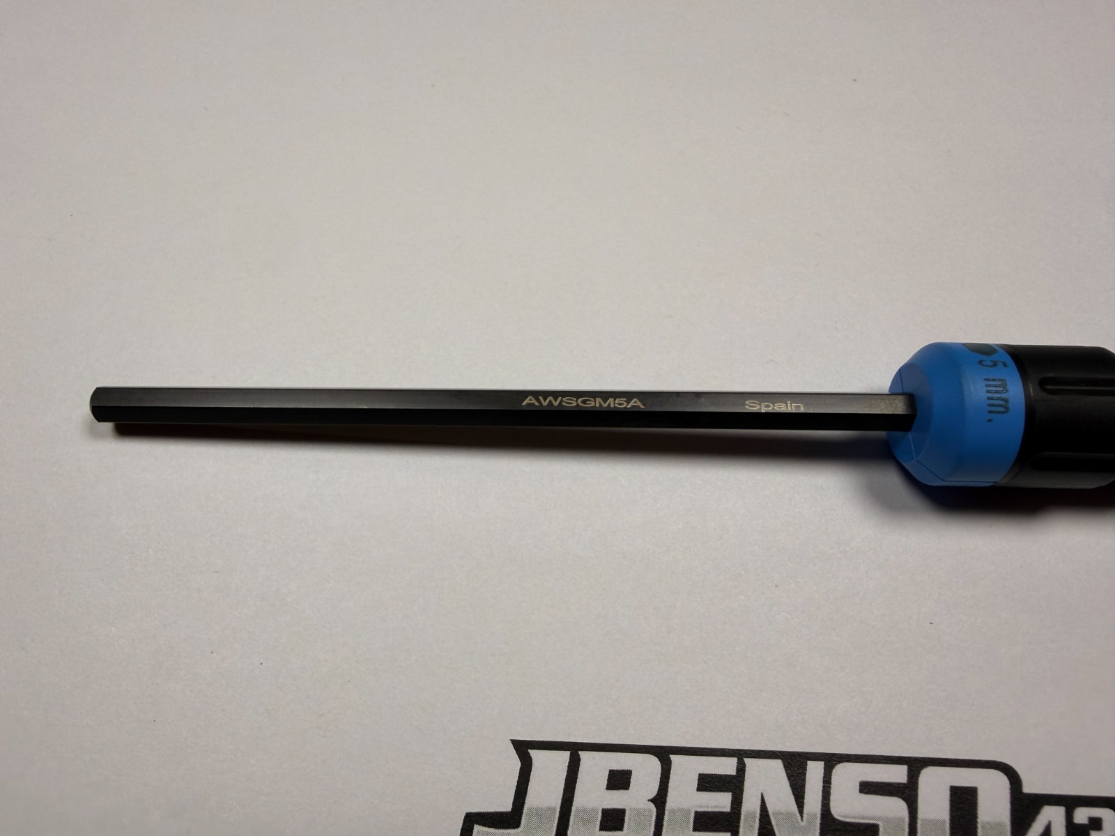 Snap-on Tools NEW 5mm Metric T-Shaped / L-Shaped Combo Hex Wrench AWSGM5A