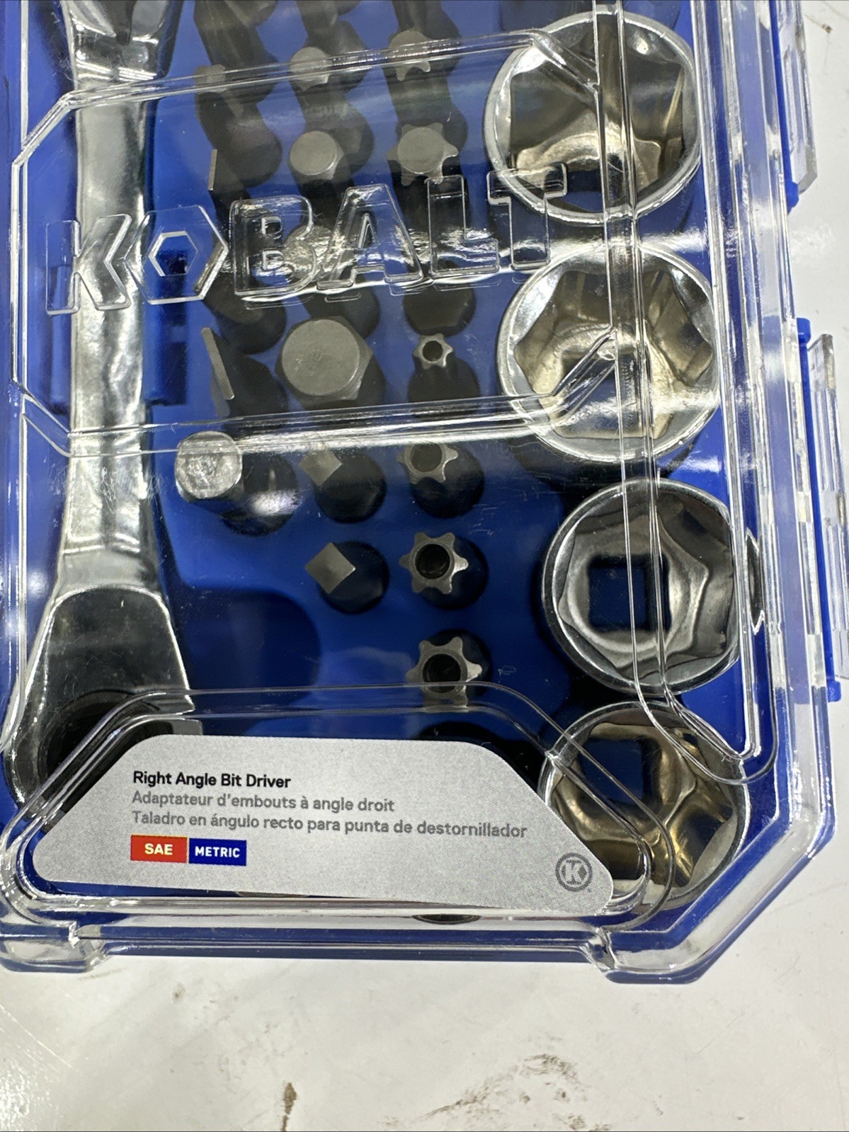 KOBALT 35 Pc Double End Ratchet Wrench/Right Angle Bit Driver (#0338358)