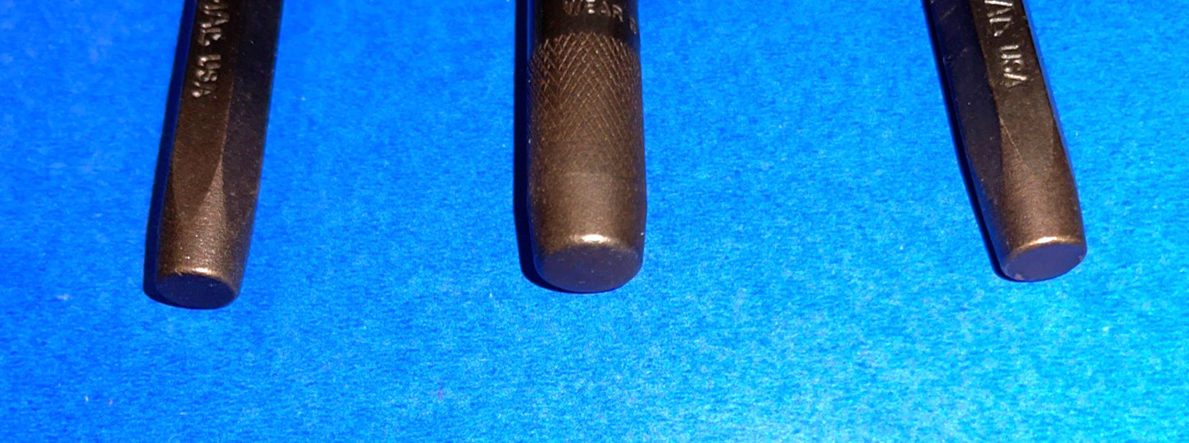 MAC TOOLS 3 PIECE CAPE & GOUGE POINT CHISELS & COUNTERSINK COMBINATION PUNCH