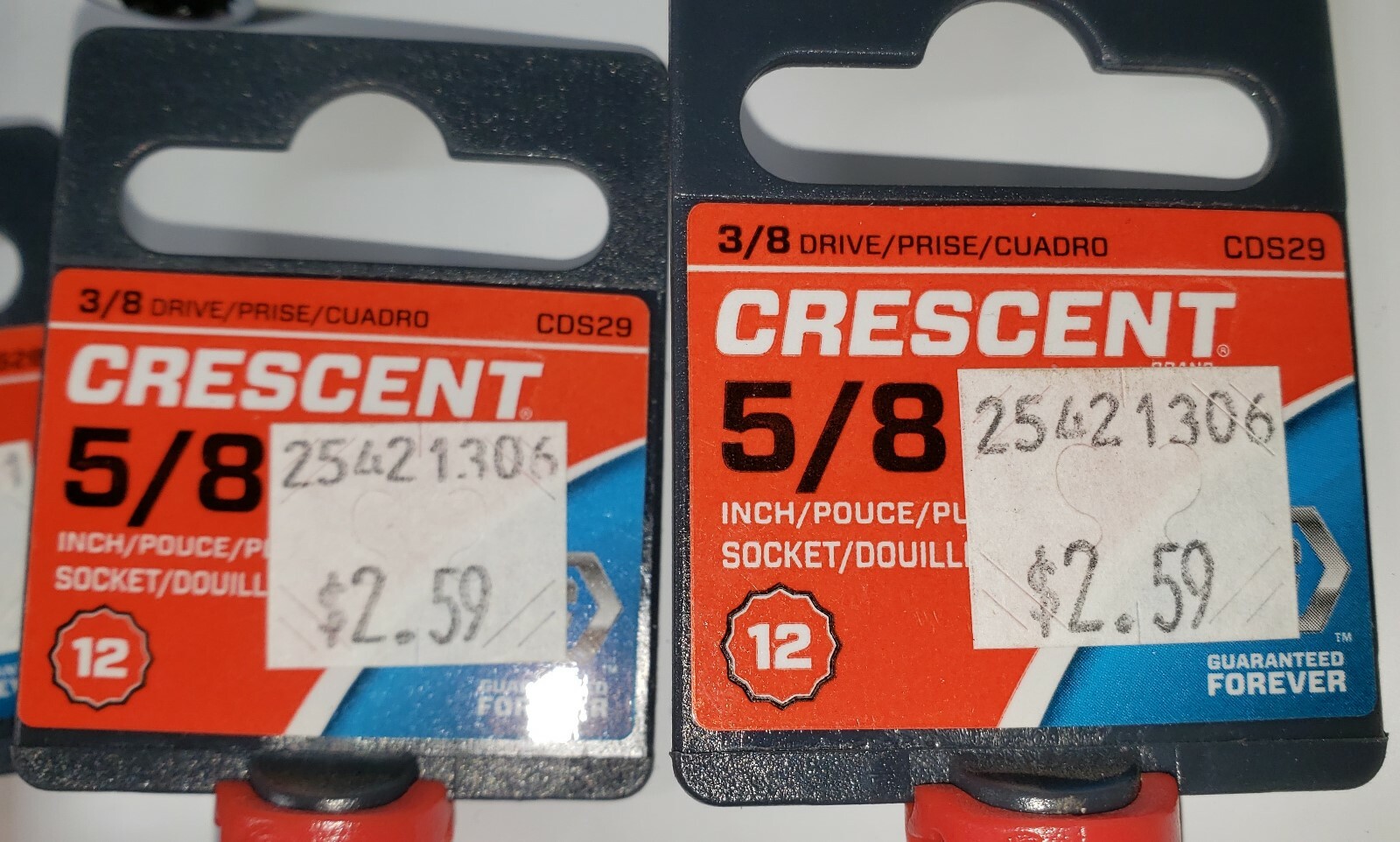 Crescent Sockets 26 Piece 3/8″ Drive 12 Point Chrome, Various Sizes SAE, Metric