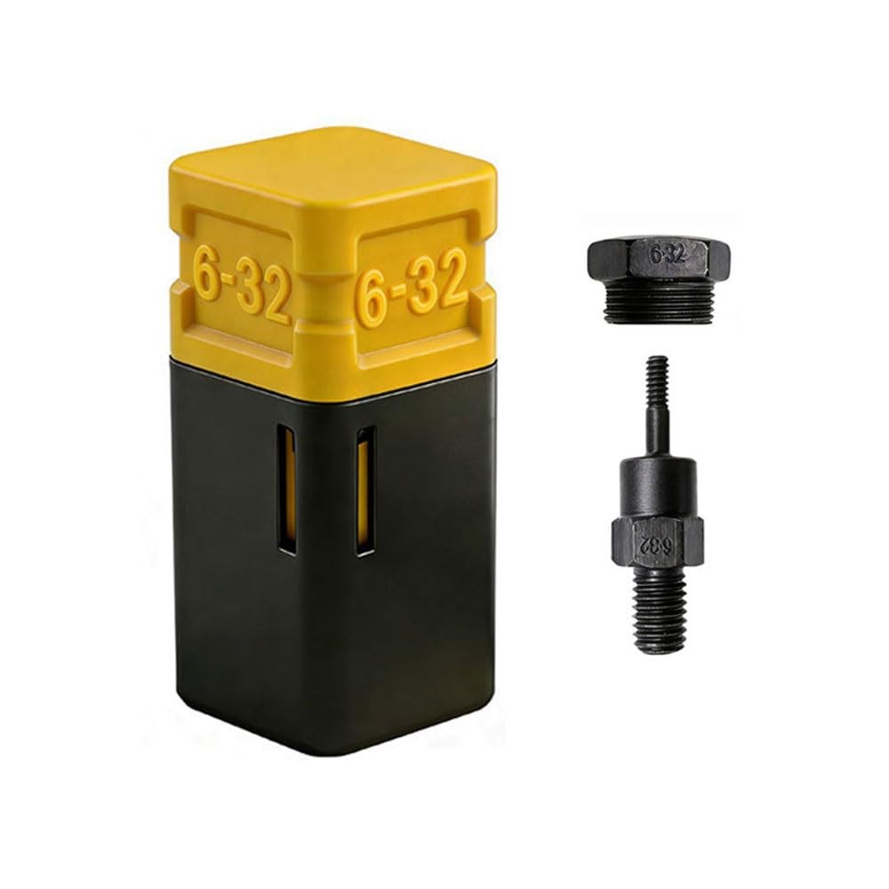 ZIOJOVK 6-32 Rivet Nut Tool Tip, Replacement Mandrel #6-32, brown