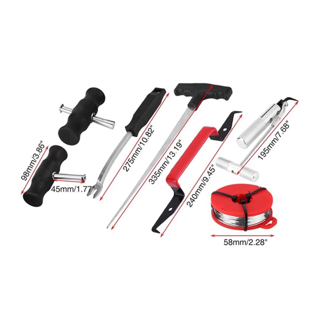 Car Windshield Glass Windscreens Removal Installation Hand Tool Kit 7pcs a Set