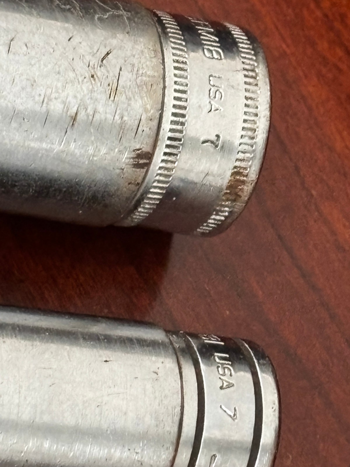 Snap-on Deep Sockets-12pt-3/8″ Dr -9/16″, 1/4″, 18mm -Plus 7/16″ Fvu14-Lot of 4