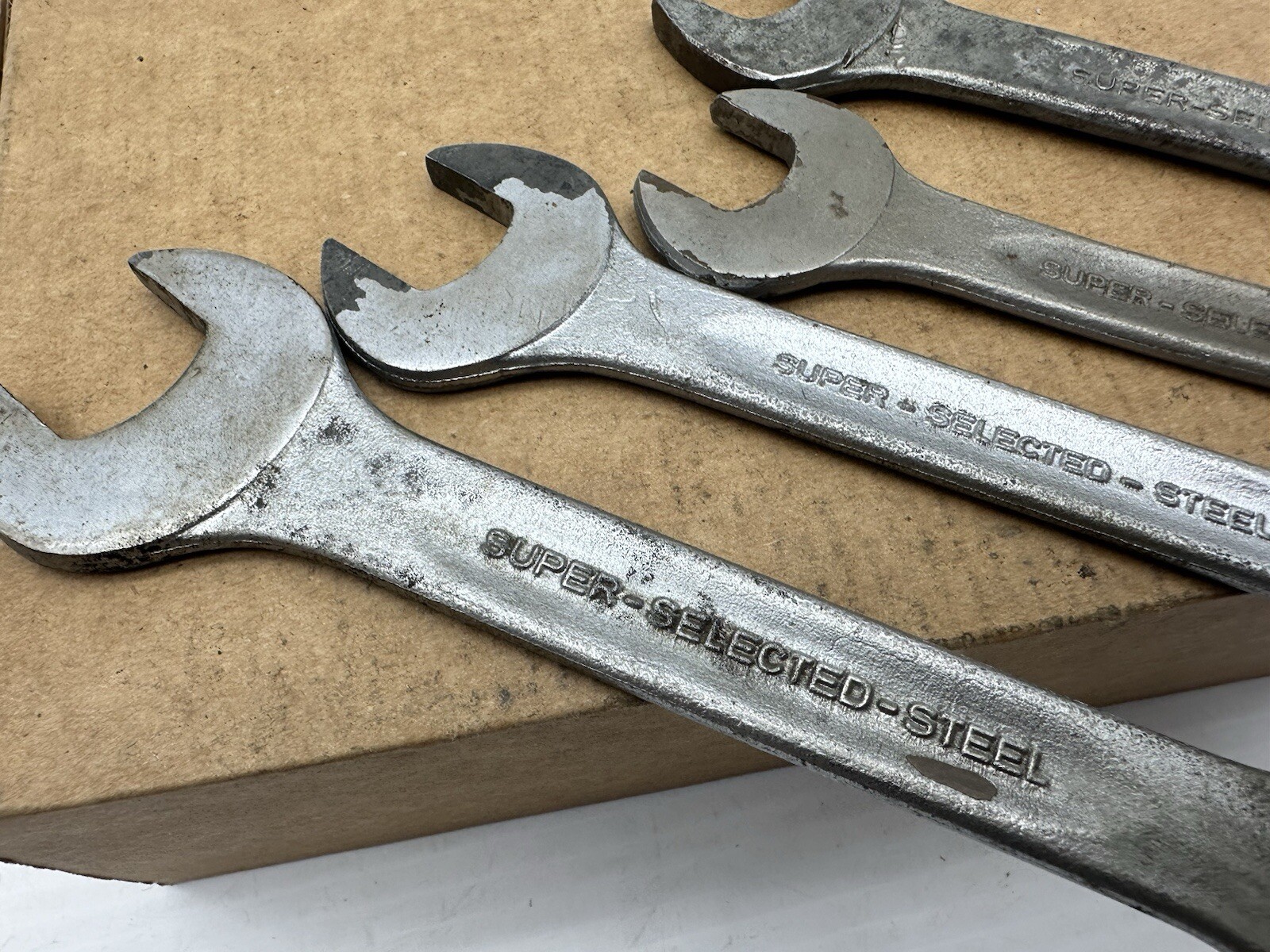 Vintage Walter Germany 432 Toolkit Open End wrench Set Lot 4 SAE 19/32-7/8