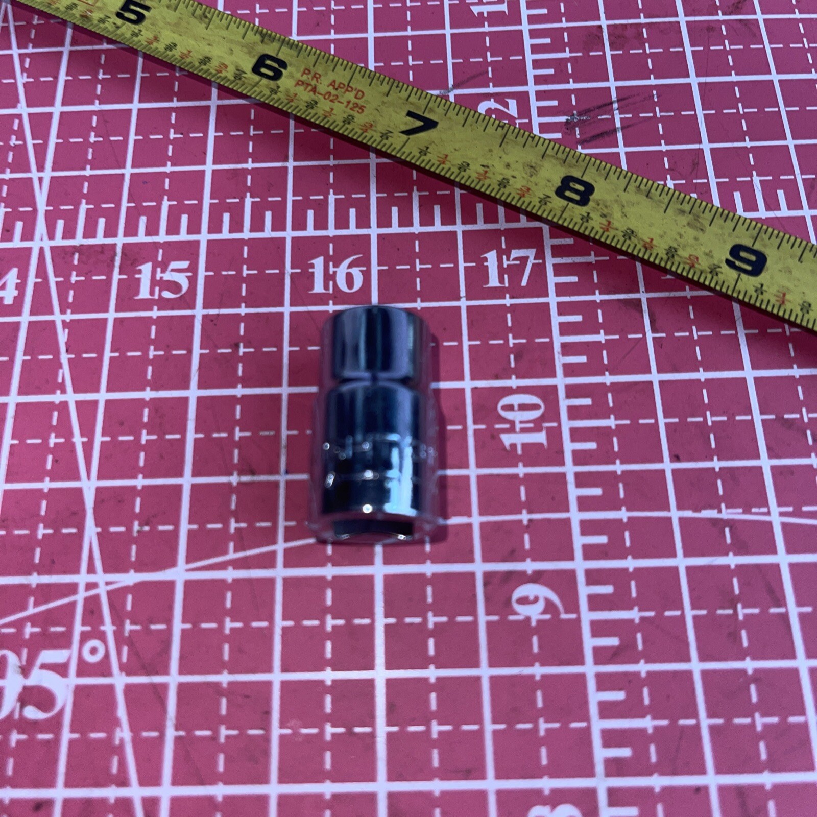 NOS Wright USA 3112 3/8 In SAE 3/8” Drive 12 Point Socket Vintage