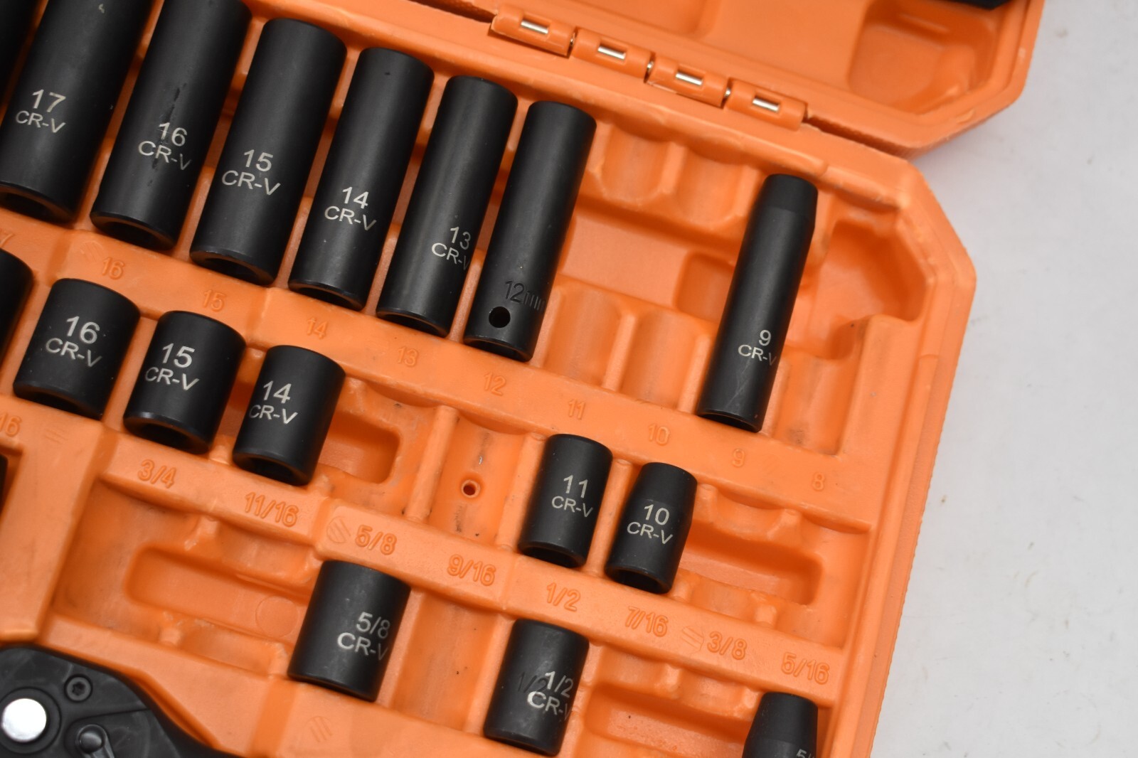 36 Piece Socket Set MISSING PIECES Standard SAE/Metric Black Oxide Tools