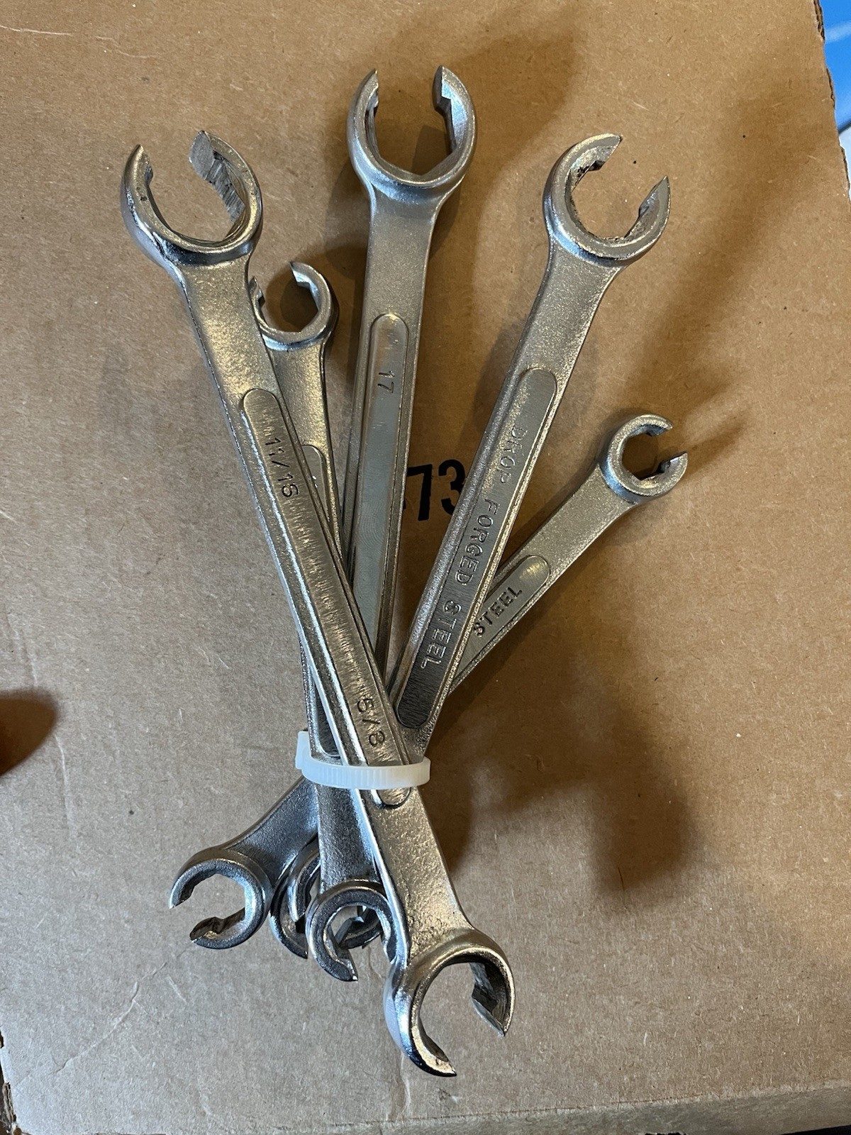Craftsman Duralast 5 Piece Flare Nut Line Wrench Lot