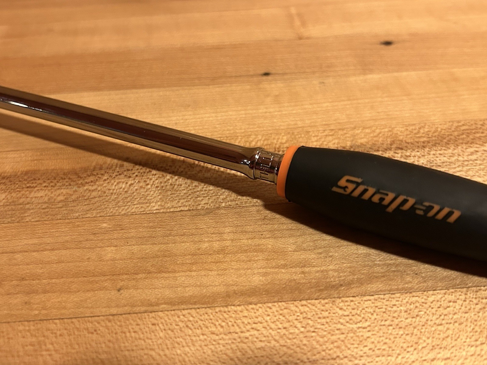 Snap-on Tools | THLLF72 1/4” Orange Extra Long Flex Head Soft Grip Ratchet