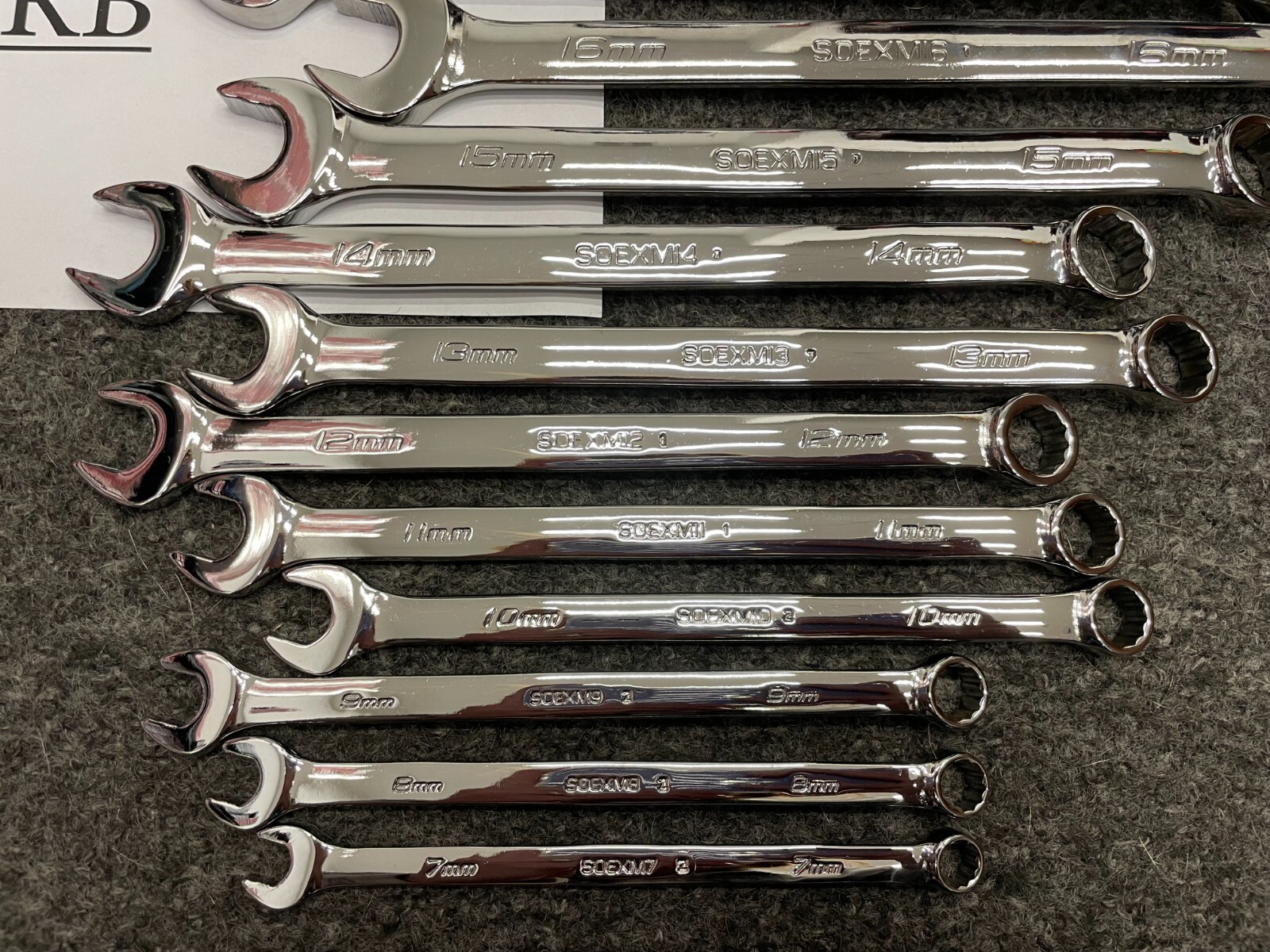 Snap-on Tools USA NEW 38pc SAE & METRIC MASTER Flank Drive Plus Combo Wrench Set