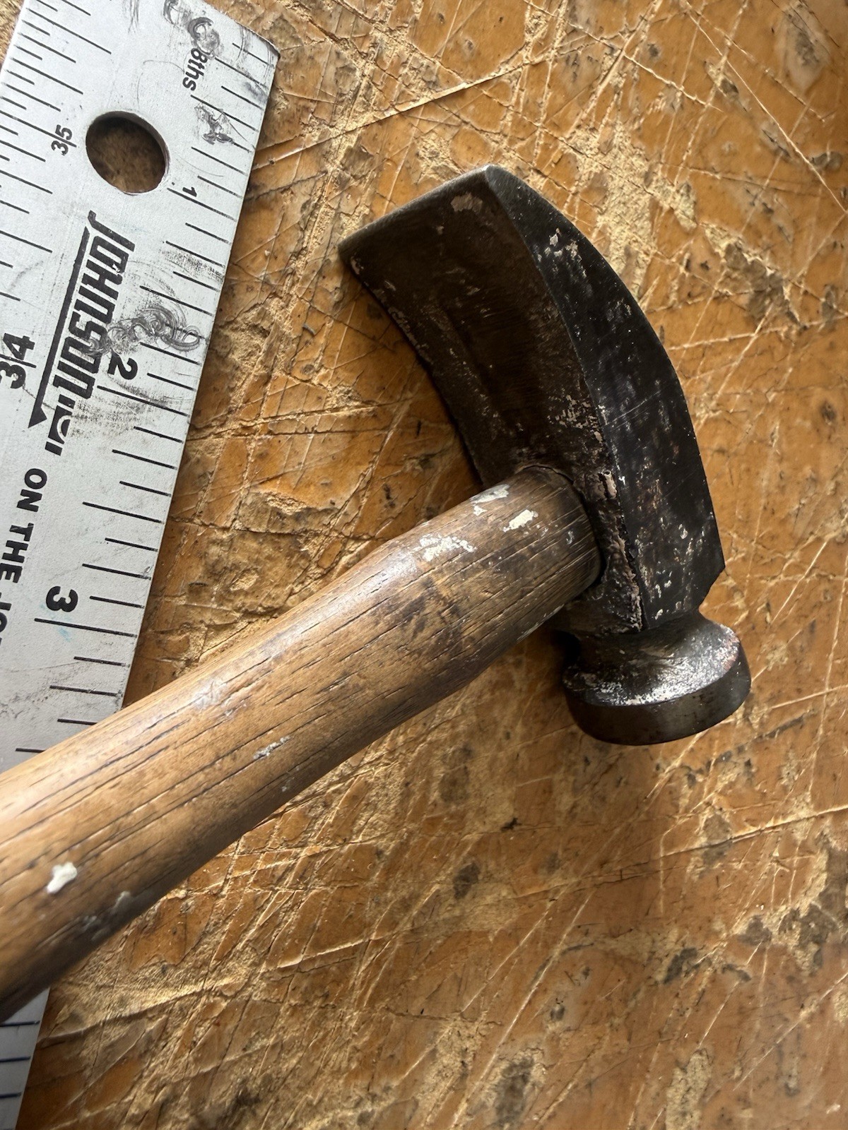 Tinsmith Coppersmith Raising Hammer Sheet Metal Forming Hammer Wood Handle