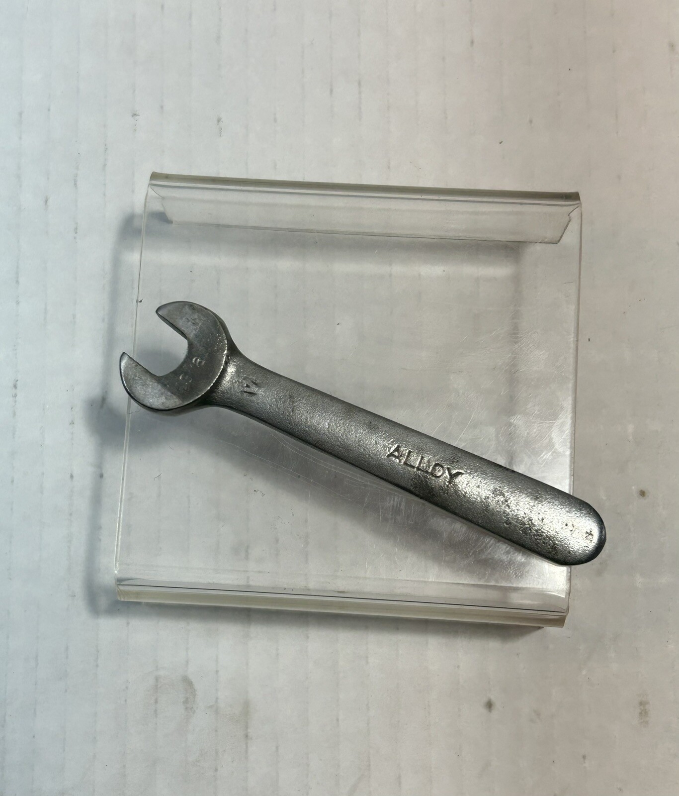 Small Vintage J.H. Williams 3/8 Open End Wrench Superrench #1700