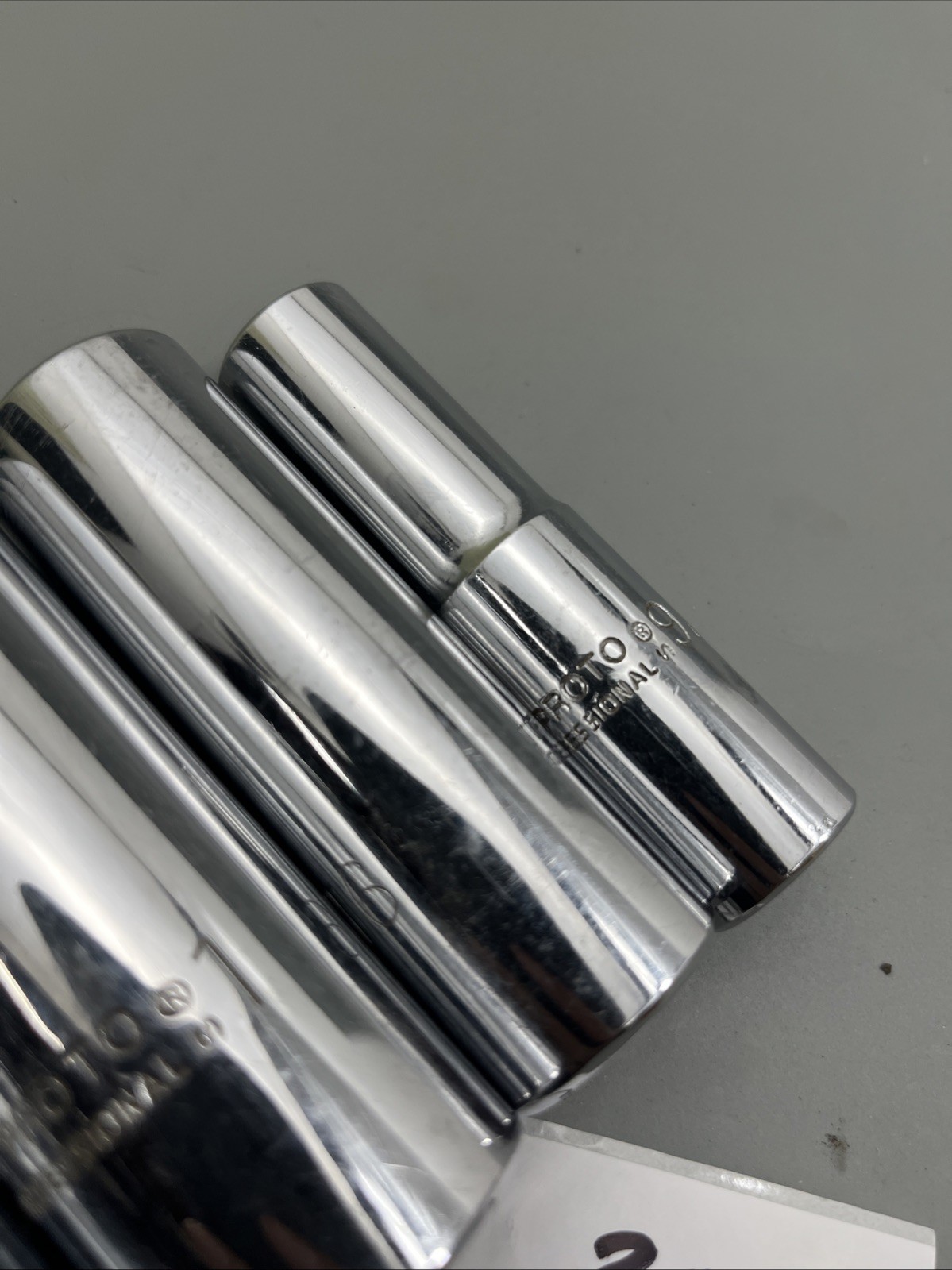 Proto 1/2″ Drive 1-1/16″ 1″ 13/16» 9/16» 12 Point SAE Deep Chrome USA