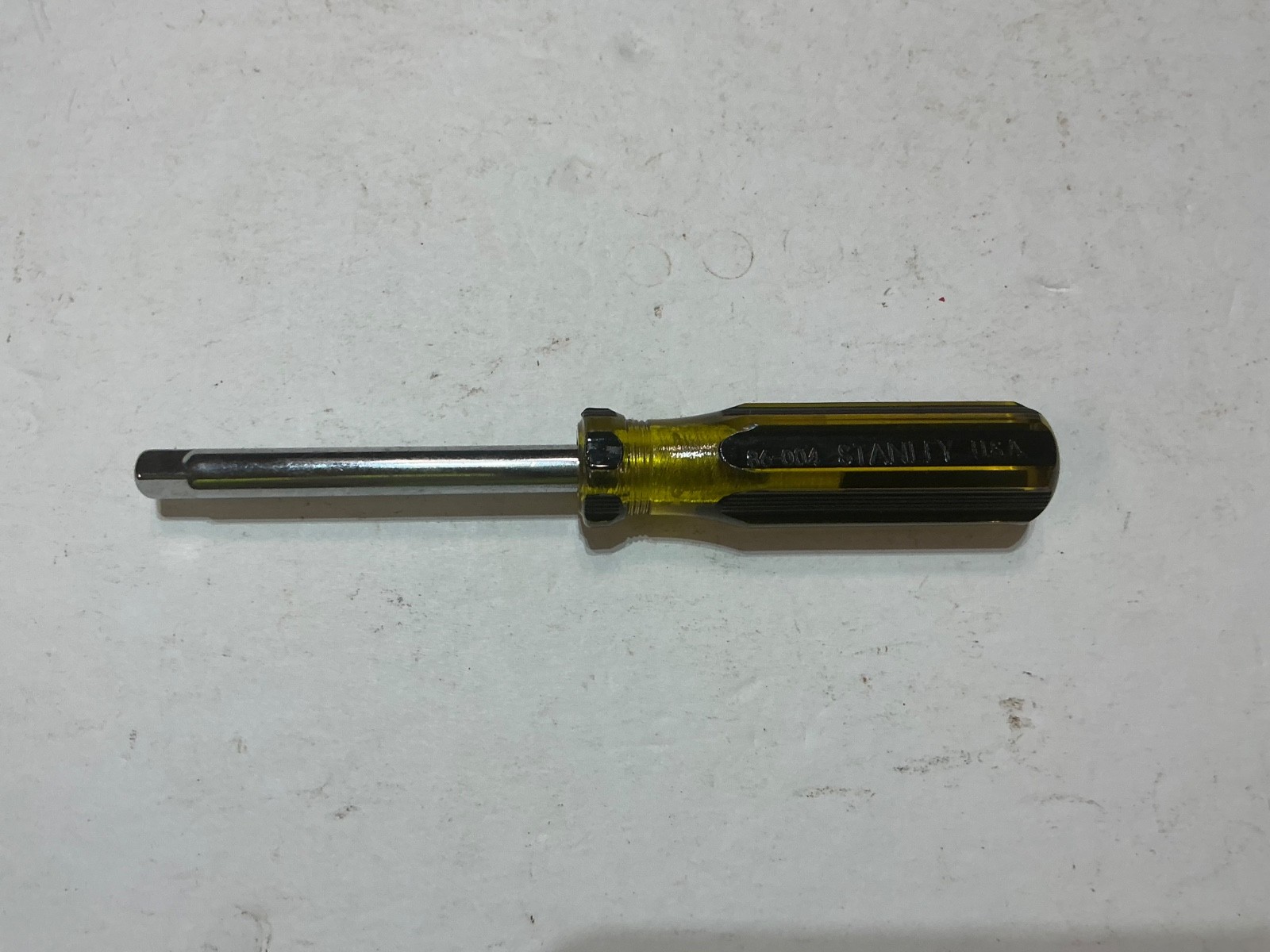 Vtg Stanley USA 86-004 1/4″ Socket Driver Spinner Screwdriver 6″ Long