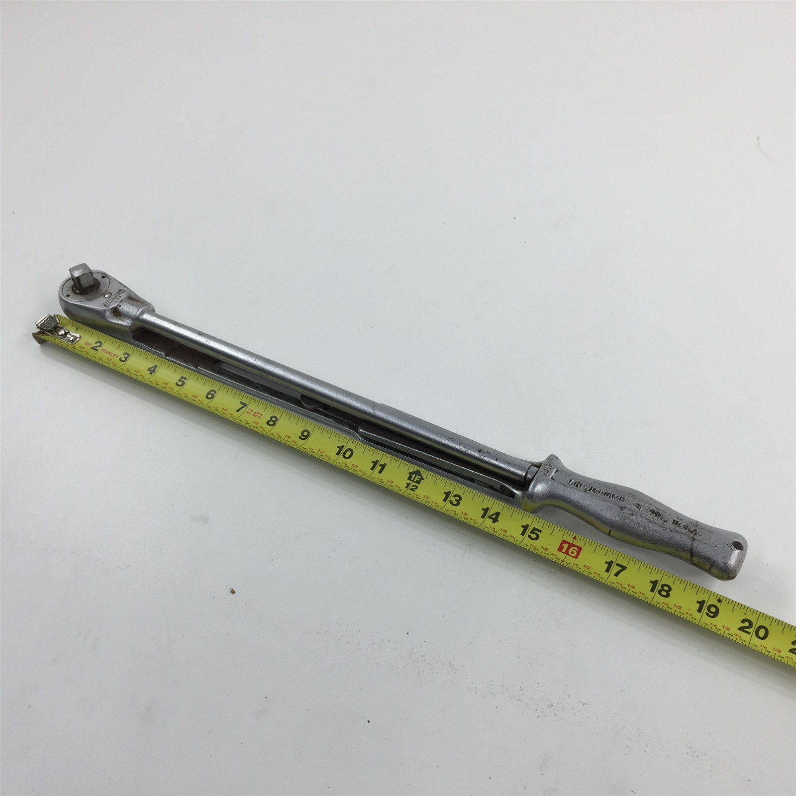 Williams Torque Measurrench S-57 19″ Long 20-200 Foot lbs Torque Wrench
