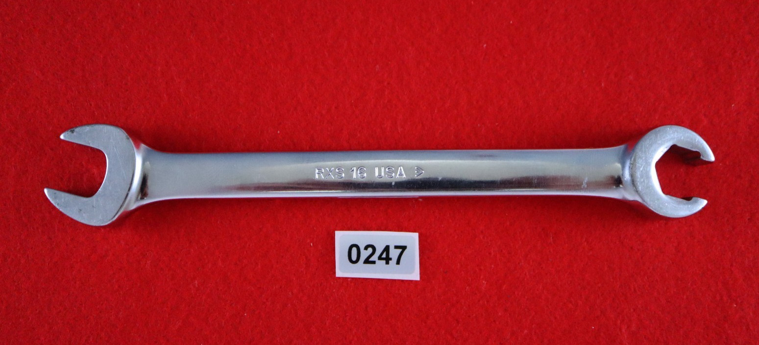 Snap On Tools RXS-16 1/2″ Flare Nut Wrench 6PT. Lot 247