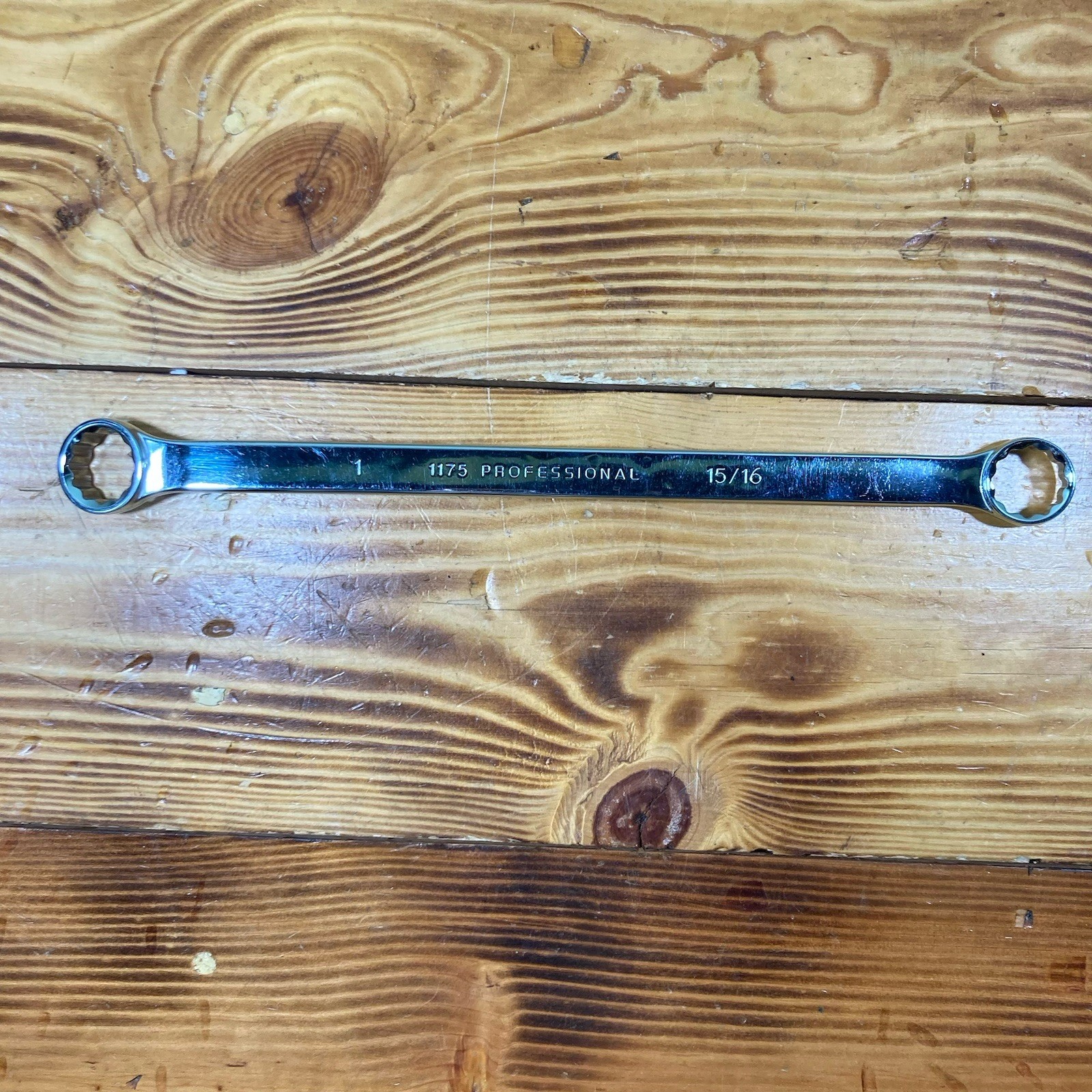 Proto Professional 12 Pt Double Box End Wrench 15/16″ to 1” 1175 15.5″ Long USA