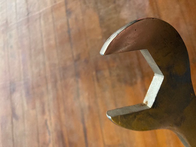 Vintage MAC Tools 4 Way Angle Head 2″ DA-64 Double Open End Wrench USA 20.5″ Lng
