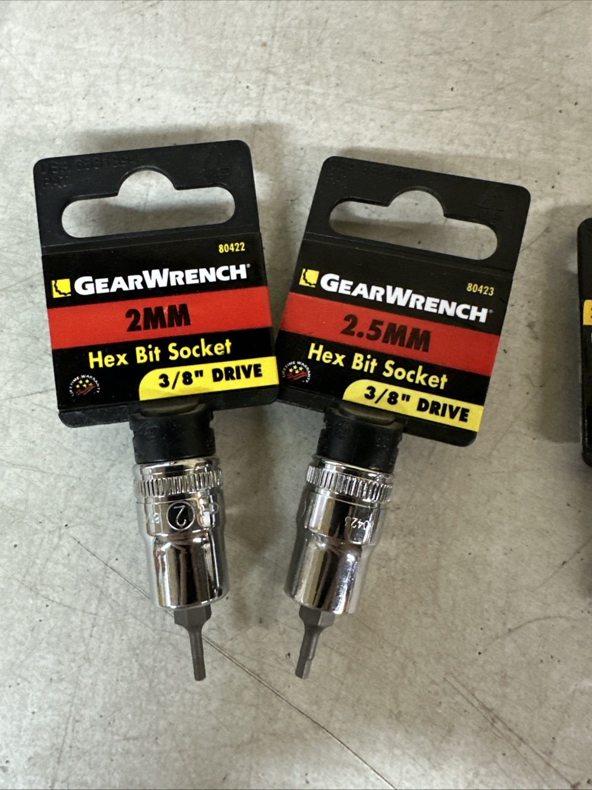 NEW GearWrench HEXBit Socket 3/8” Drive 11pc 2,2.5, 3, 4, 5, 6, 7, 8, 9, 11, 12