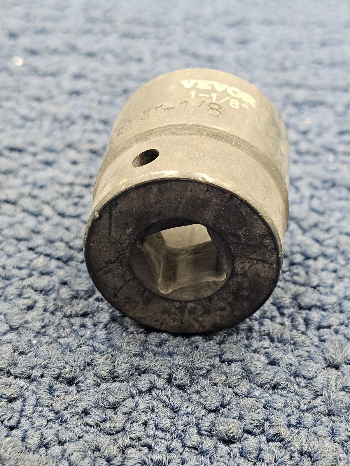 VEVOR 1-1/8″ Socket 6 Point Black Chrome Vanadium