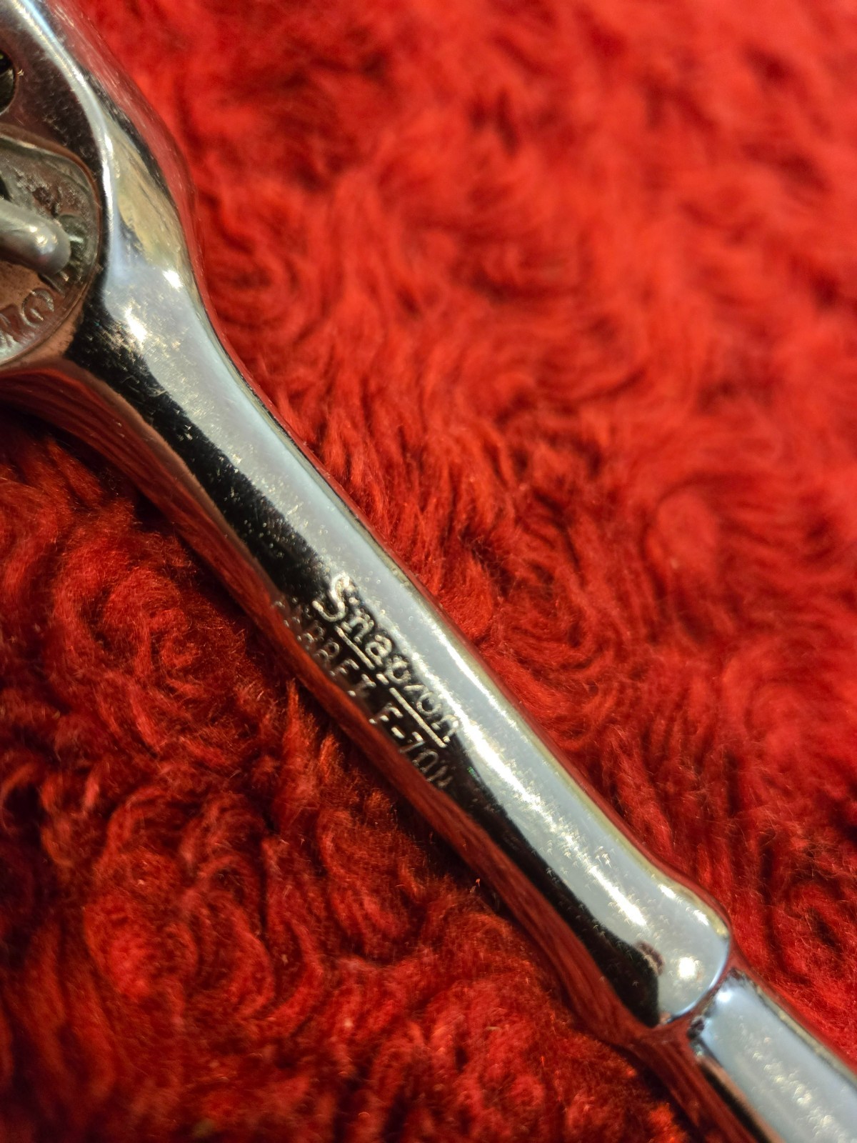 Snap-On Ferret F-70N E 3/8” Drive Ratchet – Vintage – USA Super Clean Underline