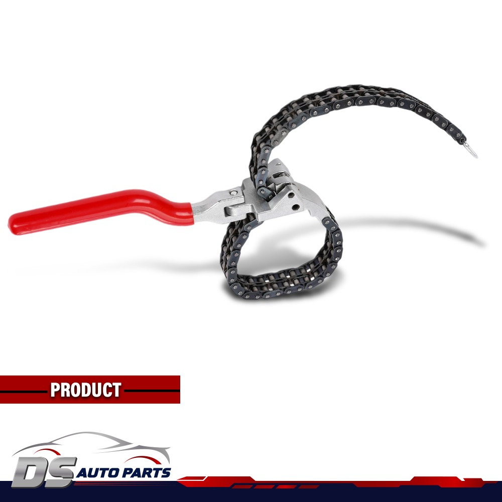 Heavy-Duty Ratcheting Chain Wrench Oil Filter Change Pipe Fittings 60-160mm