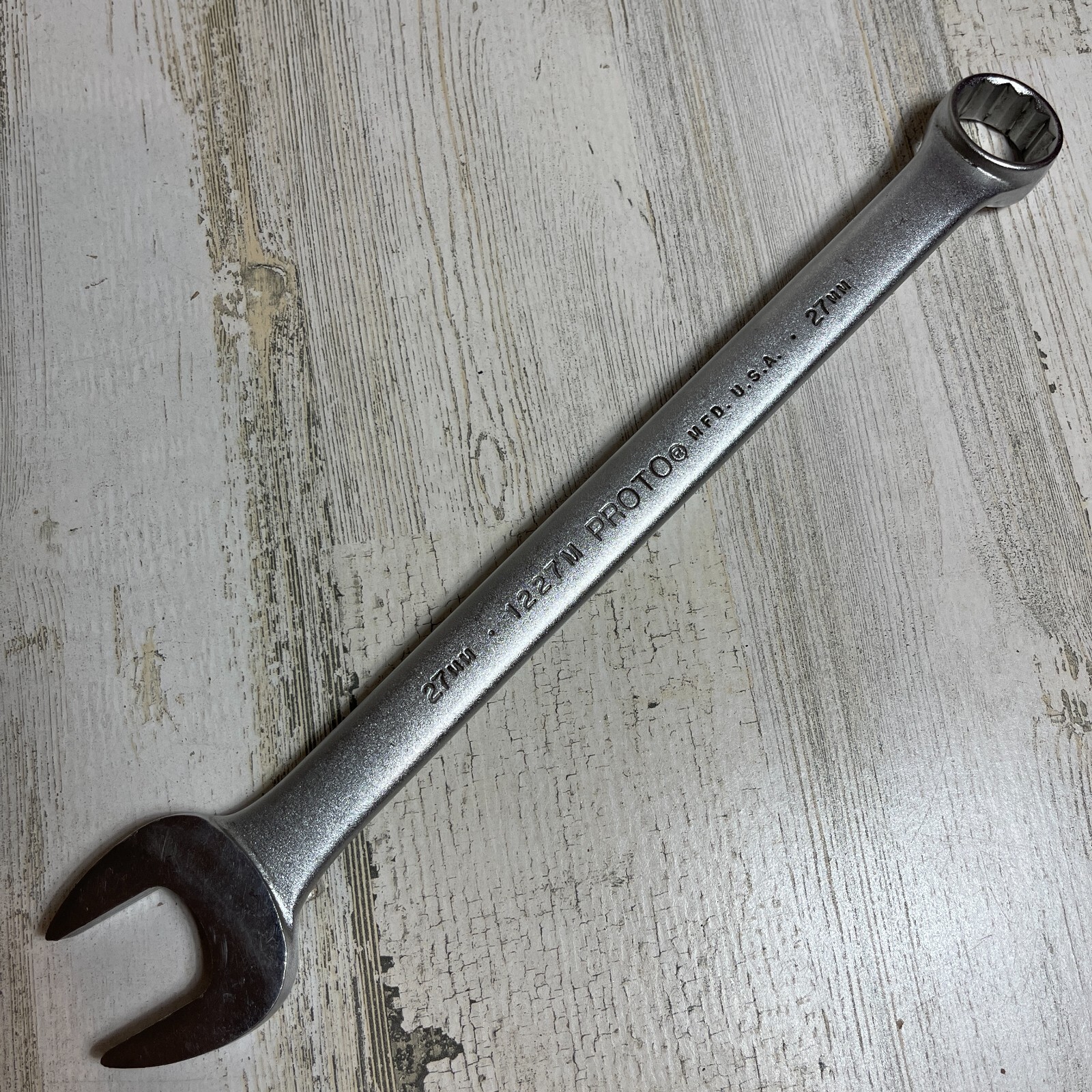 Proto 27mm Combination Wrench 1227M USA Metric 12 Point