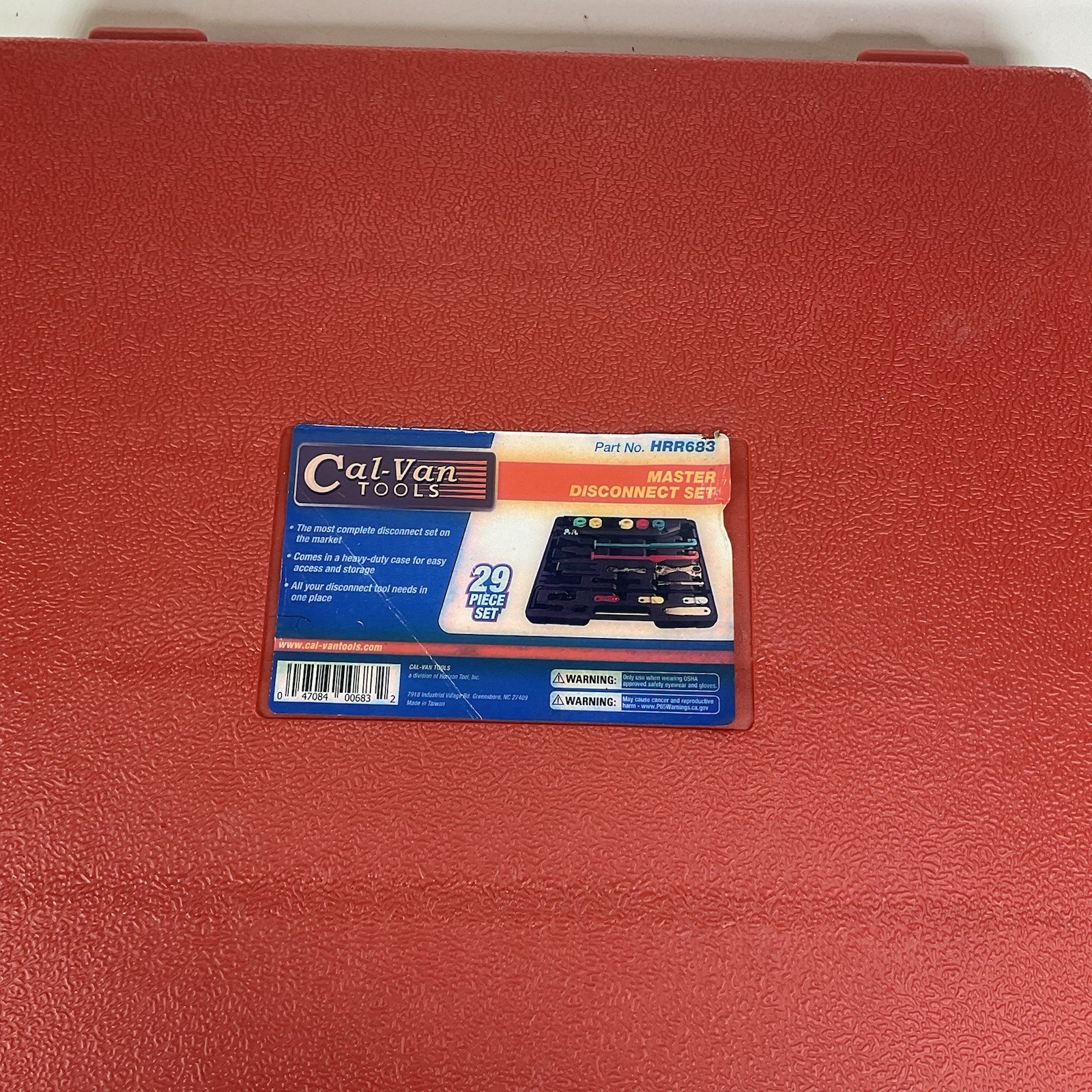 Cal-Van Tools 683 Master Disconnect Set