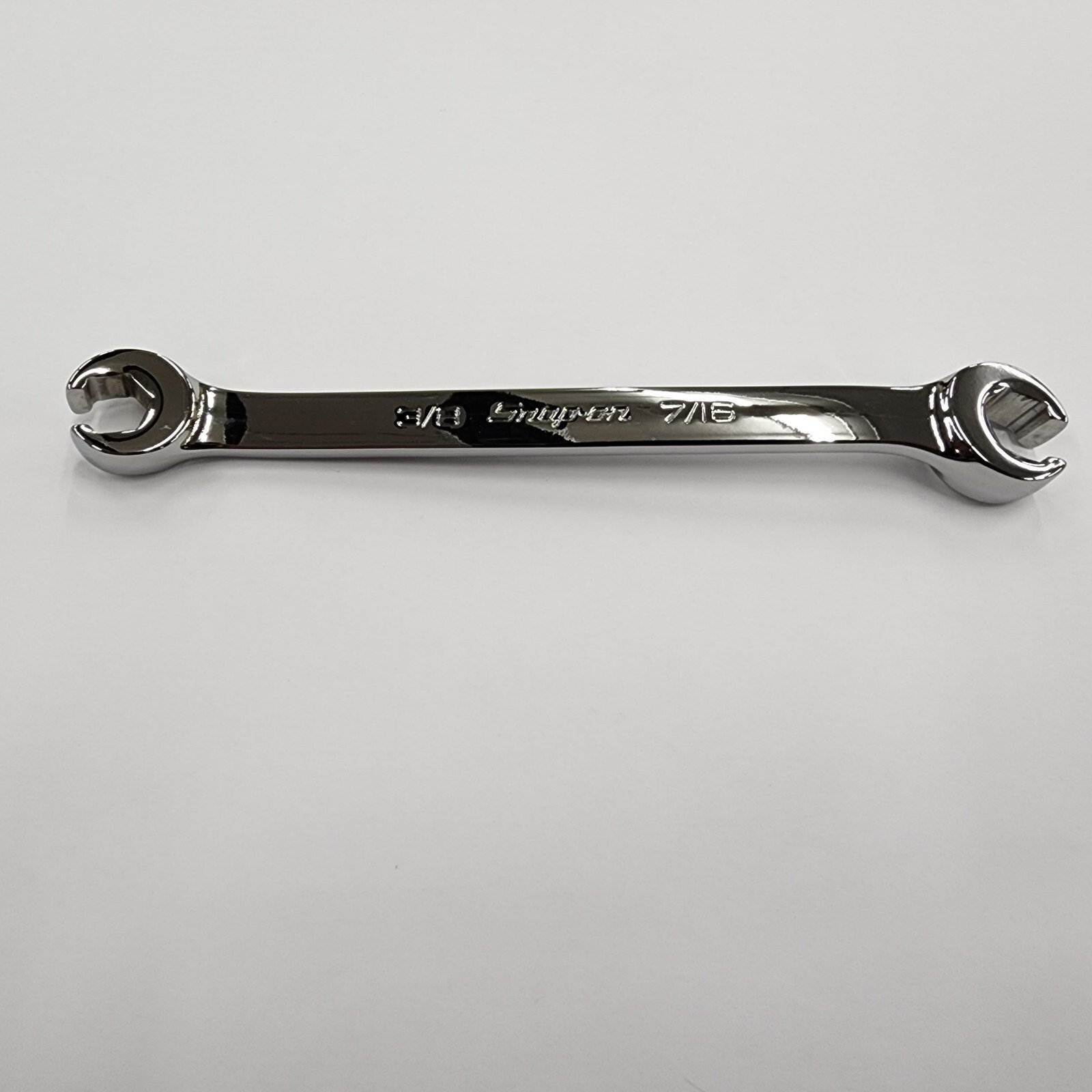 Snap-on Tools USA NEW 3/8″ 7/16″ SAE Double Flare Nut 6pt Line Wrench RXFS1214B