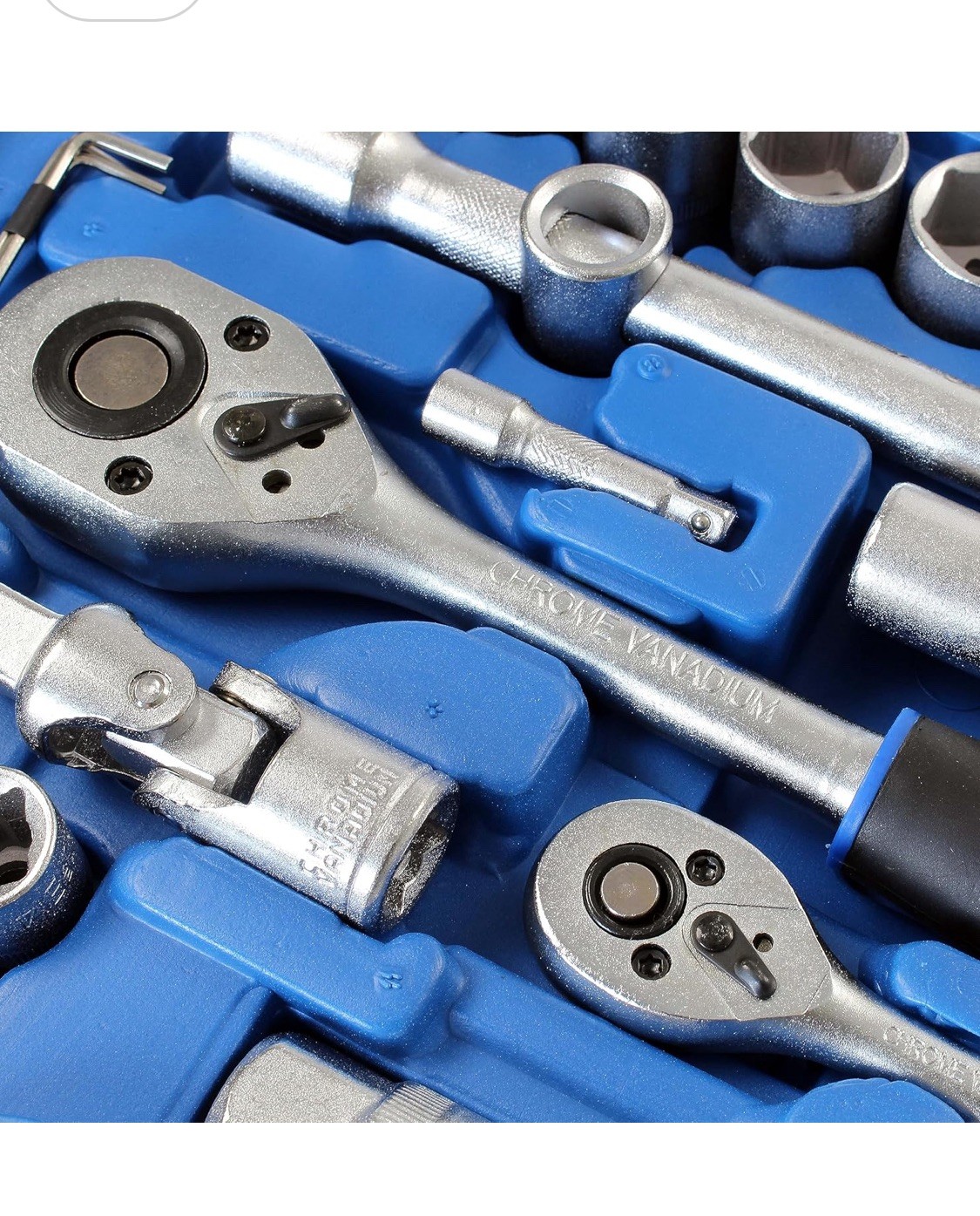 108Pcs Ratchet Wrench Socket Set 1/4″to 1/2″ Car Repair Tool Auto Mechanic Kit